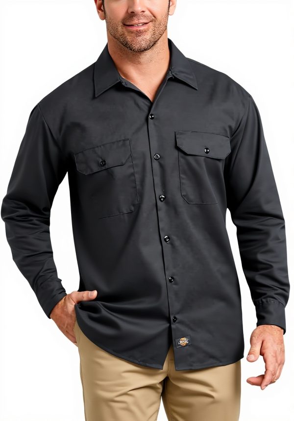 Camicia da Lavoro Dickies Flex Twill Uomo Maniche Lunghe