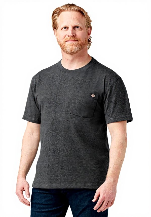 Dickies Maglietta Uomo Carbone Cotone Tasca T-shirt