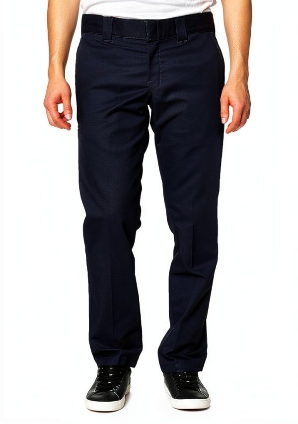 Pantaloni da lavoro Dickies slim uomo blu navy grigio sabbia
