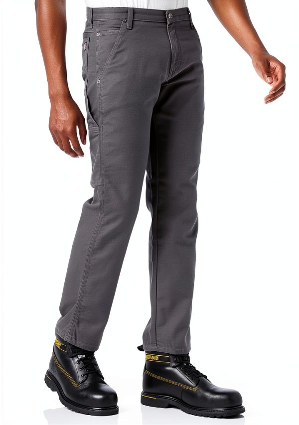 Dickies Pantaloni Uomo Duck Carpenter Grigio Lavoro Comodo