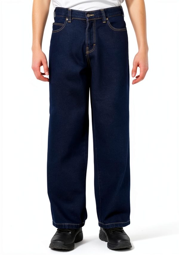 Dickies Jeans Uomo Extra Largo Denim Indigo Blu Scuro