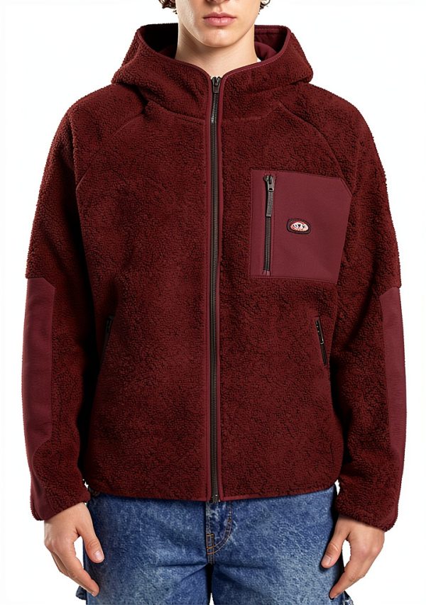 Giubbotto Dickies Central High Pile Uomo Bordeaux XL