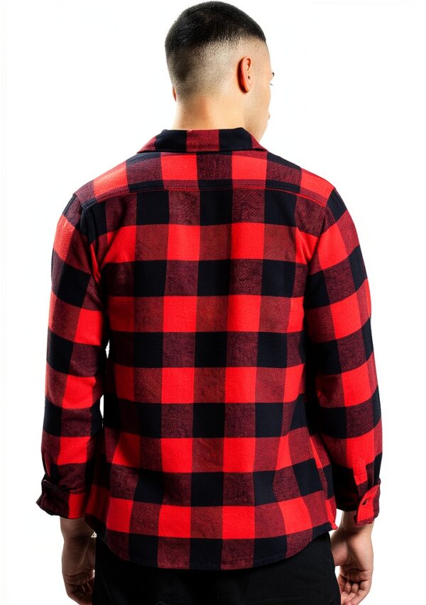 Camicia Dickies Uomo Cotone Streetwear Rosso XL-1