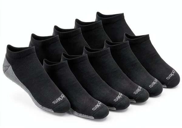 Dickies Calzini Uomo Dri-tech Controllo Umidità Nero L