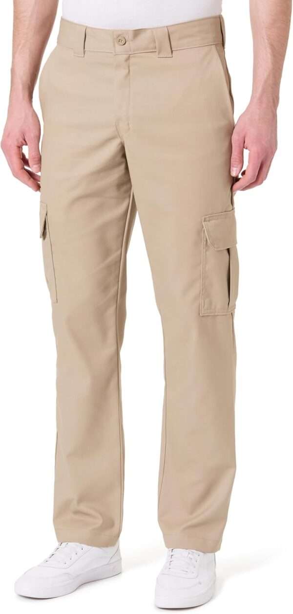 Dickies Pantaloni Uomo Tessuto Flex Cargo Nero Sabbia-0