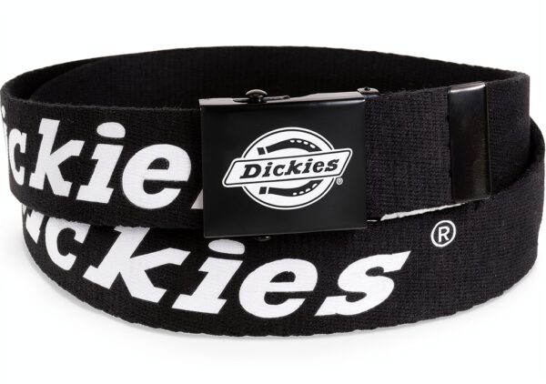 Cintura Dickies Uomo Taglia Unica Fibbia Logo Tessuto Casual-1