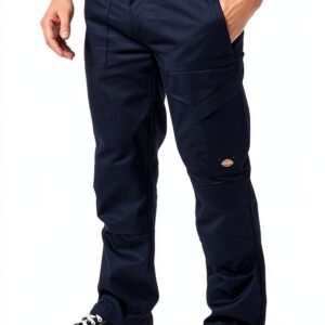 Pantaloni Dickies Uomo Regular Fit Nero Blu Navy-0