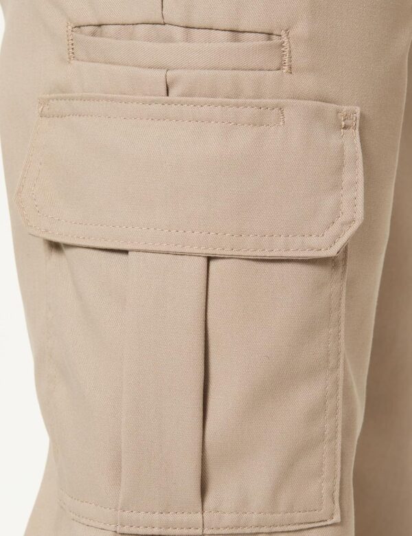 Dickies Pantaloni Uomo Tessuto Flex Cargo Nero Sabbia-4
