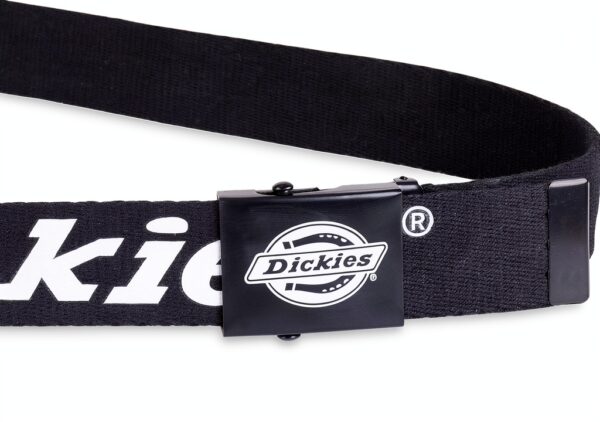 Cintura Dickies Uomo Taglia Unica Fibbia Logo Tessuto Casual-2
