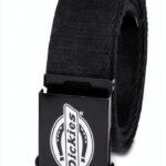 Cintura Dickies Uomo Taglia Unica Fibbia Logo Tessuto Casual-0