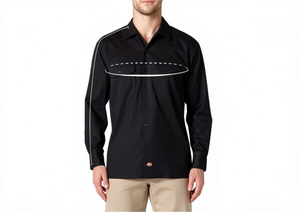 Dickies T-Shirt Uomo WS22B Bianco L – Jersey 100% Cotone Comfort Fit-3