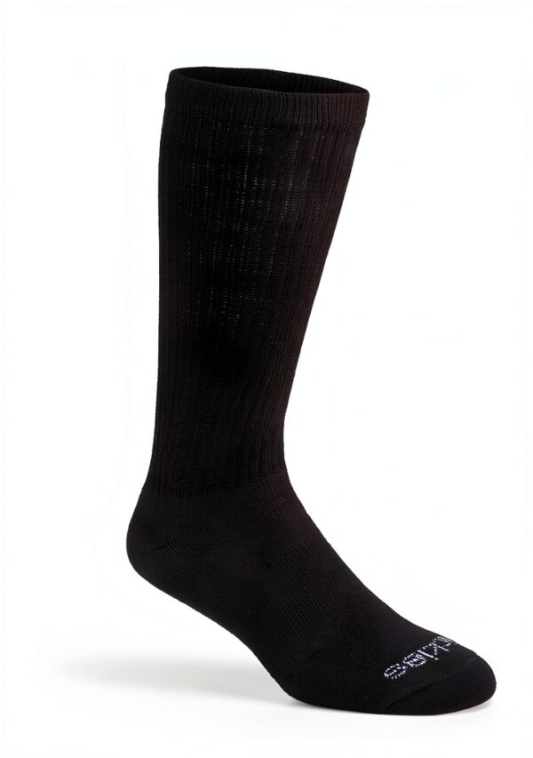 Calzini Dickies uomo in cotone traspirante nero-2