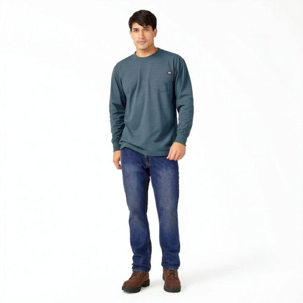 Maglia Girocollo Uomo WL450HBUD 50% Poliestere 50% Cotone-3