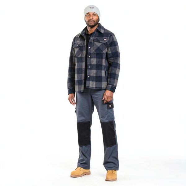Giacca Relaxed in Pile Blu XXL – Comfort e Stile Uomo-2