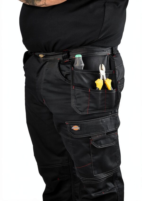 Dickies Pantaloni Blu Marine IT 60S Gamba Dritta Cotone Poliestere-2