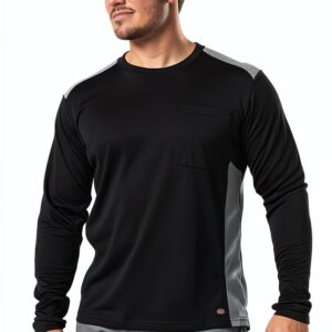 Dickies Maglia Nero UPF40+ Manica Lunga Temp-iQ DK0A4XSED231-0