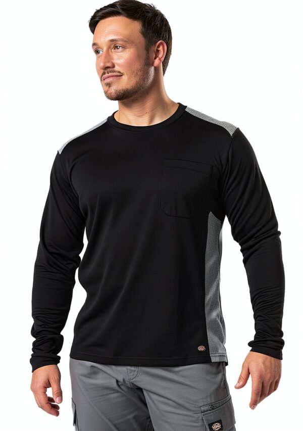 Dickies Maglia Nero UPF40+ Manica Lunga Temp-iQ DK0A4XSED231-0