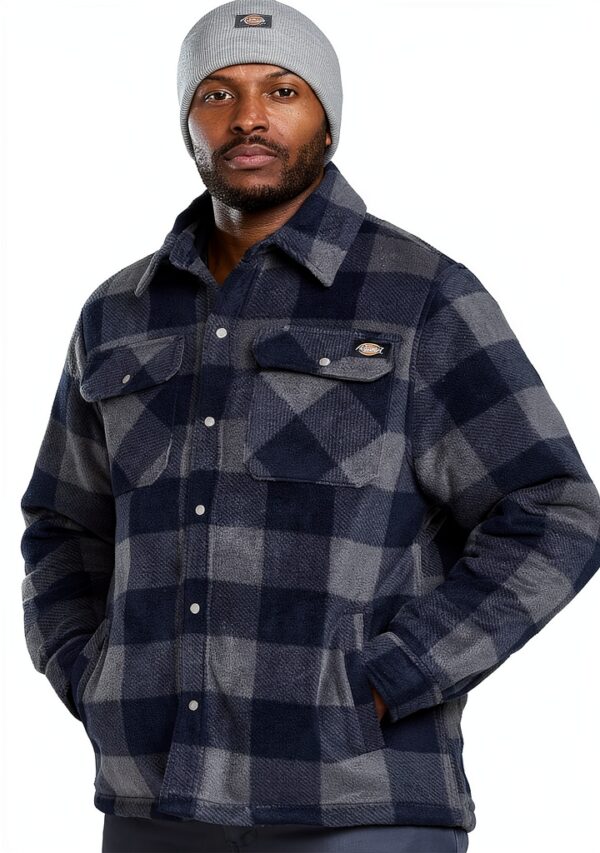 Giacca Relaxed in Pile Blu XXL – Comfort e Stile Uomo-0