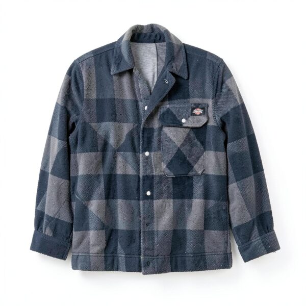 Giacca Relaxed in Pile Blu XXL – Comfort e Stile Uomo-6