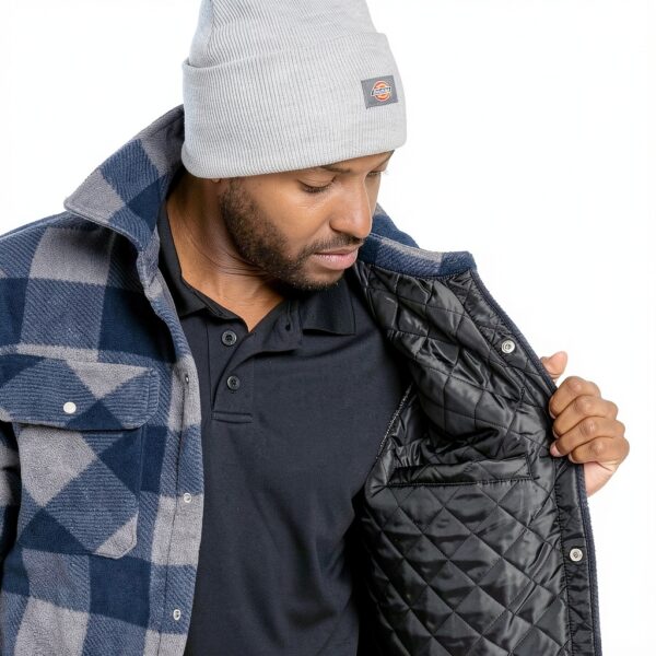 Giacca Relaxed in Pile Blu XXL – Comfort e Stile Uomo-7