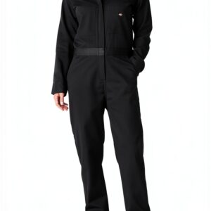 Dickies jumpsuit donna FV483 colore Nero taglia S stile classico-0