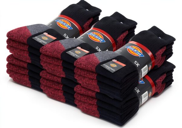 Calzini Dickies da lavoro Cushioning Crew taglia unica nero-0