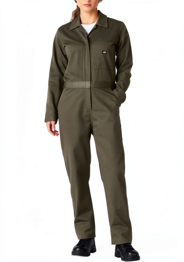 Dickies Pantaloni FV483 Cotone 100% Taglio Dritto Cintura Elastica-0