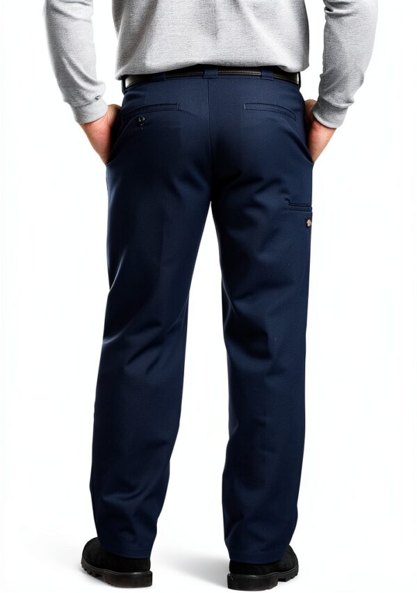 Dickies Pantaloni da Lavoro Dritto Double Knee Stretch Twill Blu-1