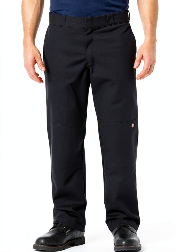 Dickies Pantaloni Lavoro Fit Doppio Ginocchio Stretch Twill Nero-0