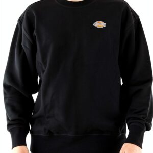 Dickies Felpa Sweatshirt Nero XL DK0A4YLZBLK Cotone-0