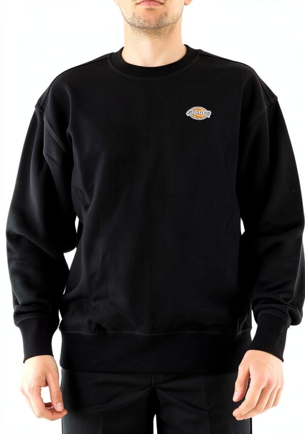 Dickies Felpa Sweatshirt Nero XL DK0A4YLZBLK Cotone-0