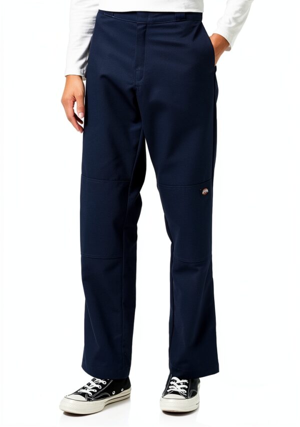 Dickies Pantaloni da Lavoro Dritto Double Knee Stretch Twill Blu-0