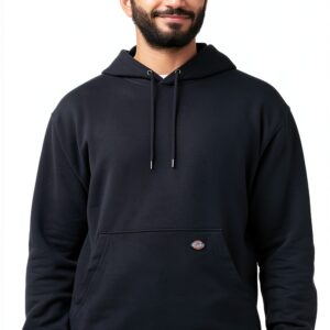Dickies Felpa con Cappuccio Uomo Midweight, colore Blu Marino-0