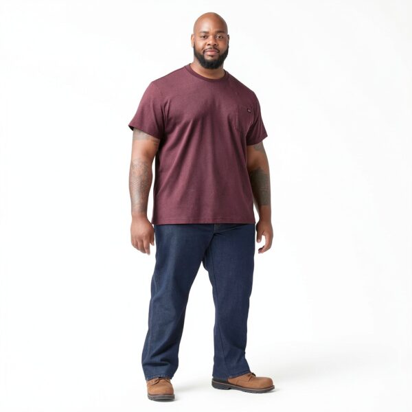 Dickies Ws450ag Maglietta a Maniche Corte Pesante Girocollo con Tasche. Uomo-5