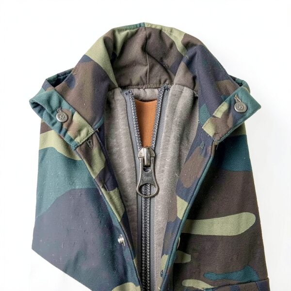Giacca Dickies Fleece con Cappuccio Hydroshield Uomo – Verde Camo M-6