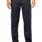 Dickies Pantaloni da Lavoro Regular Fit Vita Attiva Nero e Blu Navy-0