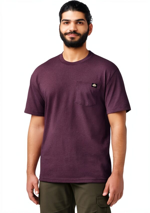 Dickies Ws450ag Maglietta a Maniche Corte Pesante Girocollo con Tasche. Uomo-0
