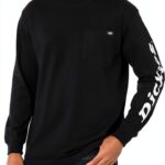 Dickies T-Shirt Uomo Wordmark Grafica Maglia Nera XL Plus Tall-0