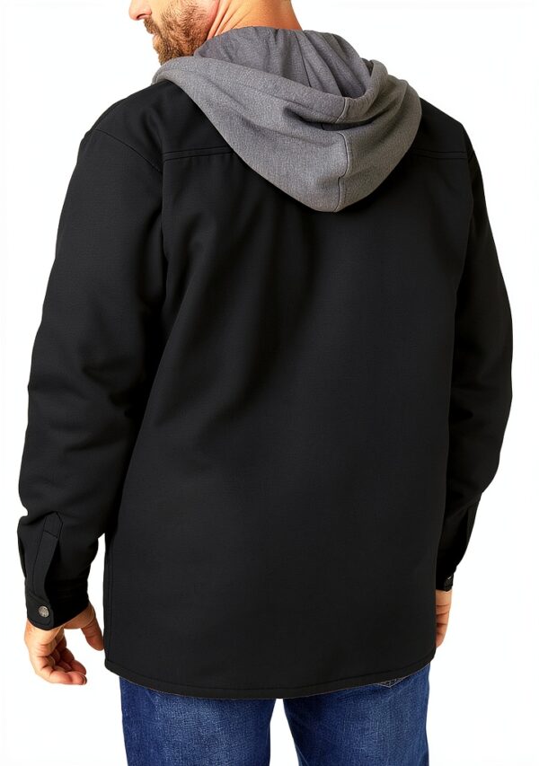 Dickies Fleece con cappuccio Duck Shirt Giacca Uomo Hydroshield Verde-2