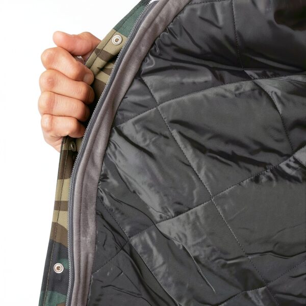Giacca Dickies Fleece con Cappuccio Hydroshield Uomo – Verde Camo M-7