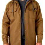 Dickies Giacca in pile con cappuccio Duck Shirt Hydroshield Uomo-0