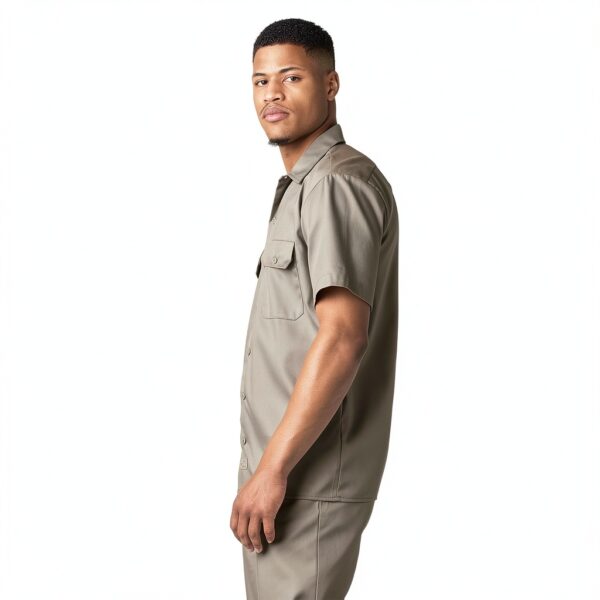 Dickies Short-Sleeve Work Shirt Camicia da Lavoro a Maniche Corte Uomo (Pacco da 1)-2