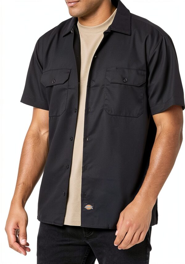 Dickies Short-Sleeve Work Shirt Camicia da Lavoro a Maniche Corte Uomo (Pacco da 1)-0