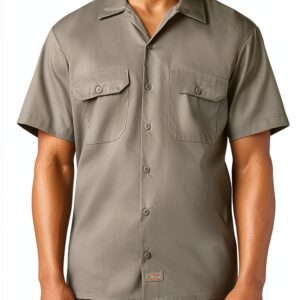 Dickies Short-Sleeve Work Shirt Camicia da Lavoro a Maniche Corte Uomo (Pacco da 1)-0